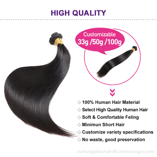Free Sample 8A 9A 10A Grade Straight Bundle 100% Unprocessed Virgin Human Hair Wholesale